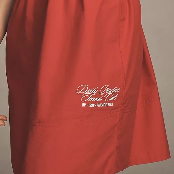 Anthropologie Daily Practice Passing Shot Red Sleeveless Mini Dress - Picture 8 of 9